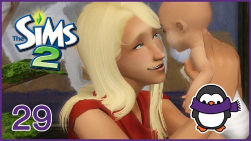 The Sims 2 // Pleasantview // 29 // Caliente // Dramatic Birth of Baby Goth! (Maxis Uberhood)Pleasan