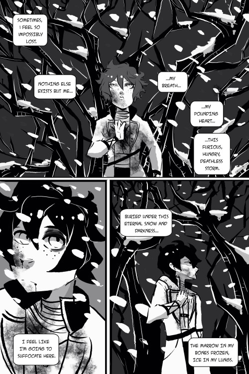 Part 1 of what I intended to be a lil’ rosegarden comic called Like The Moon that grew into somethin