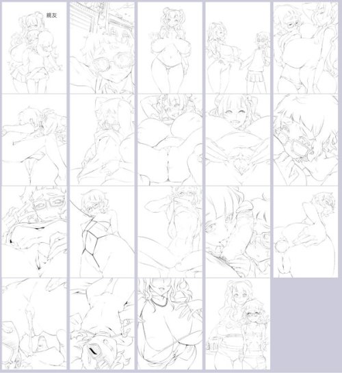 My first copybon  :)19 pages  TwitterPatreon   