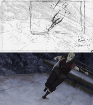 leseanthomas:  leseanthomas:  Studio Bones legendary animator YUYTAKA NAKAMURA Sword