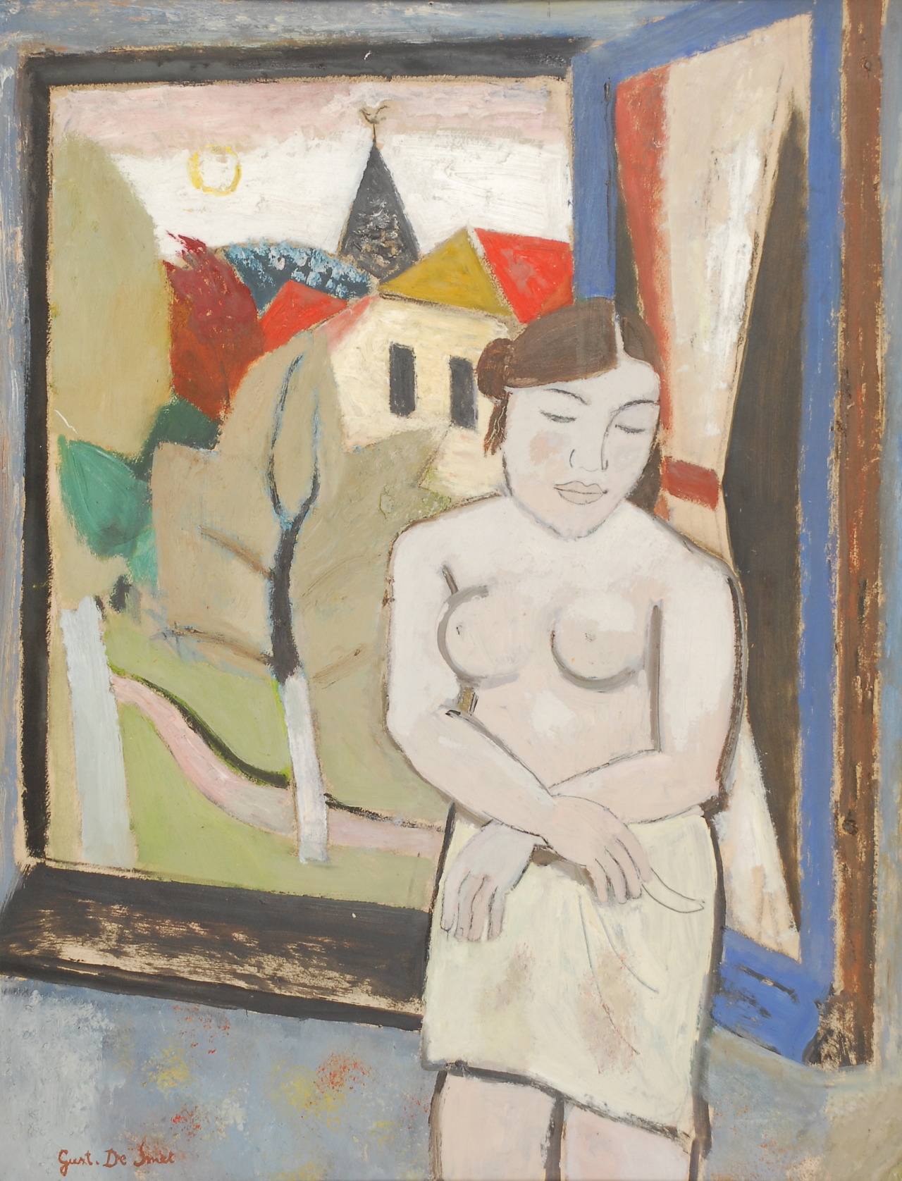 thunderstruck9:  Gustave De Smet (Belgian, 1877-1943), A la fenêtre, c.1931. Oil