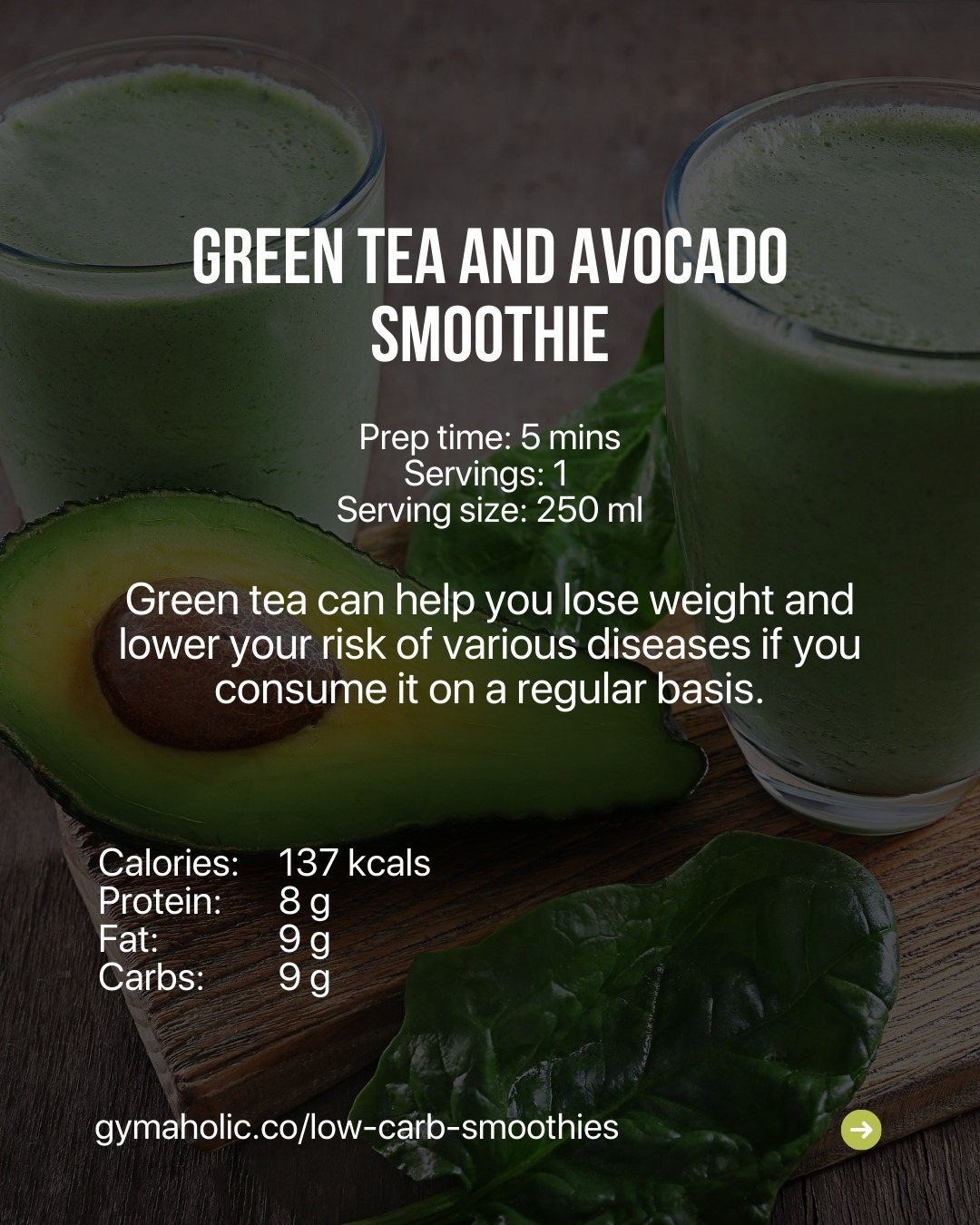 5 Healthy and Easy to Prepare Low Carb Smoothies