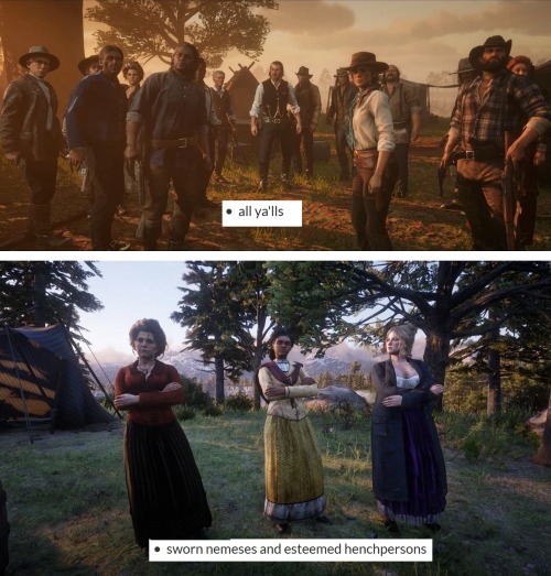 RDR2 + Alternatives To Ladies And Gentlemen