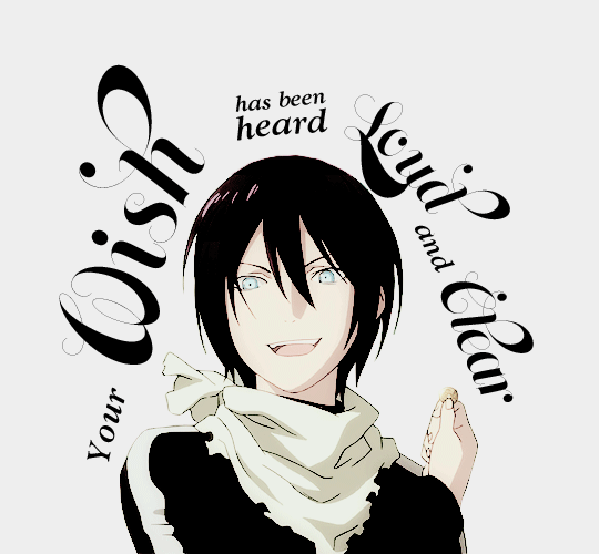 himmari:“Delivery god Yato at your service!”