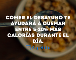 kipbits:  Comer el desayuno te ayudará a