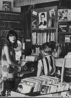 isabelcostasixties:Françoise at a record
