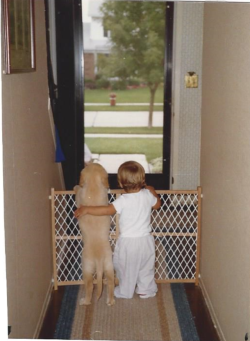 dawwwwfactory:  My Pup and I, Circa 1988