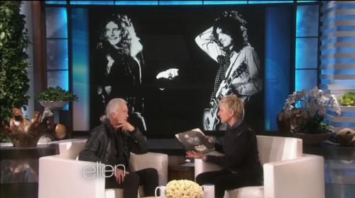 pagingpage:givemepage:Jimmy Page on The Ellen Degeneres Show, November 21, 2014.Via LedZepNews.this 