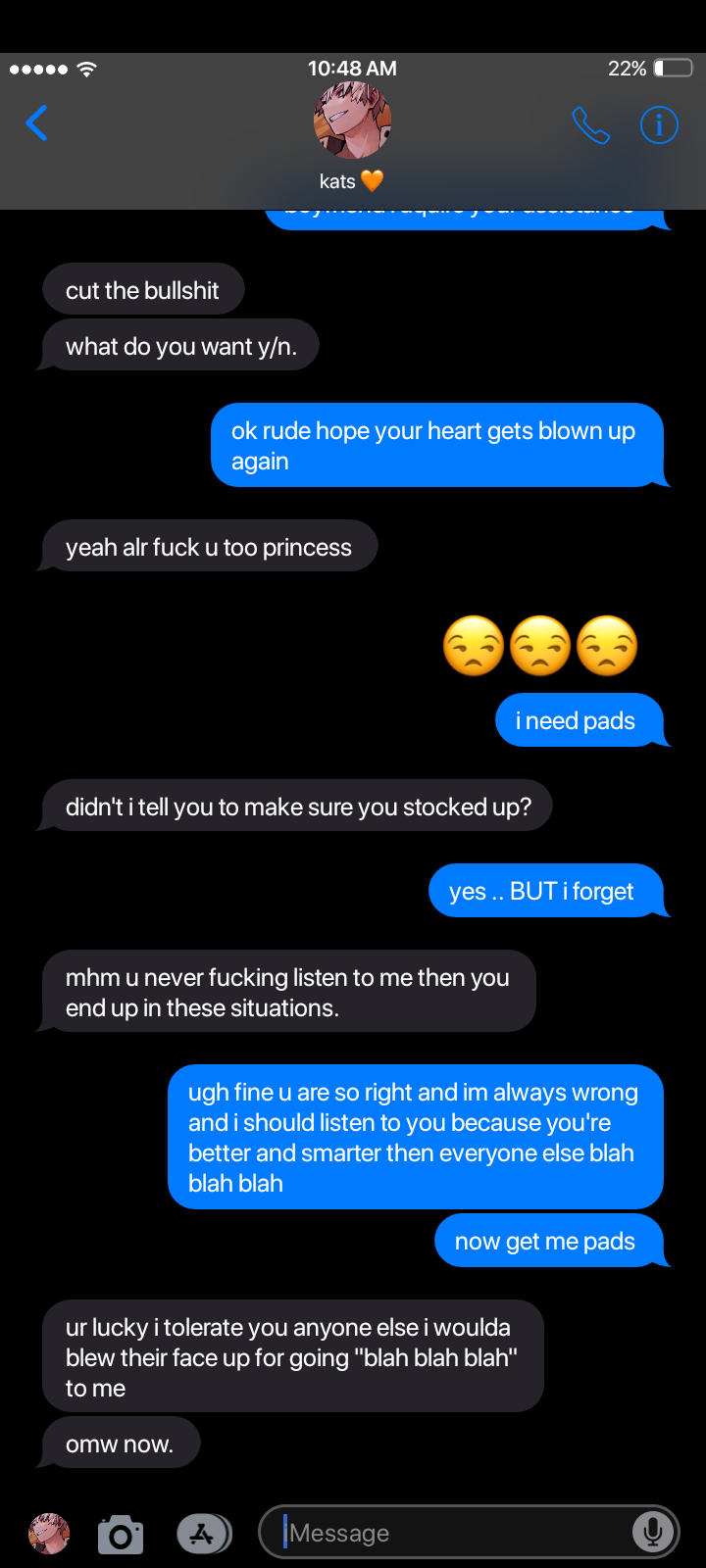 MHA BOYS SMAU - They React To You Asking Them To Buy Your Pads :3