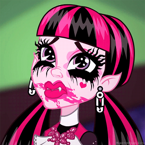monsterhigh-gifs:“You look horrible!…. I like that in a girl.”