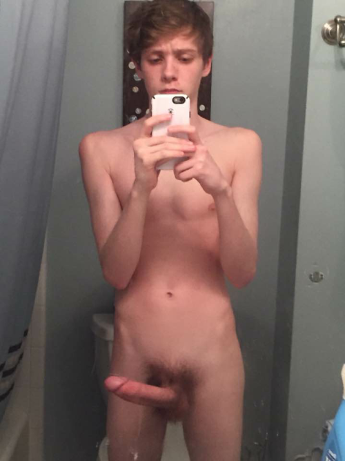 straightbaitedguys:  Such a cutie and a long fat cock—–Follow me for more straight