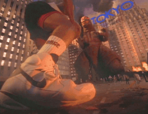 martialartsactionclub:Godzilla vs Barkley
