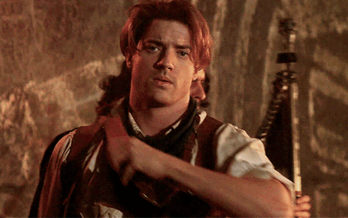 yocalio:Brendan Fraser as Rick O’Connell, The Mummy (1999) Dir. Stephen Sommers