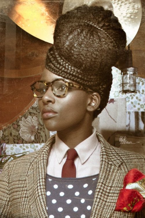 mocada-museum: Blackattitude: Dandy QueensShot for French magazine, Blackattitude, by Prisca M.