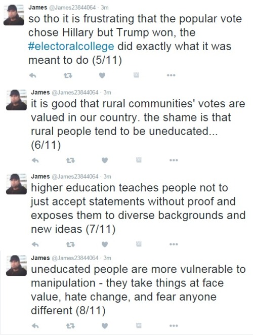 fuckyeahcommunity: .@James23844064 explains the #electoralcollege and why Trump won