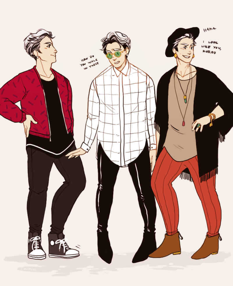 ikipin:  so Kuroo and Bokuto went shopping also Bokuto is hopeless I still love him