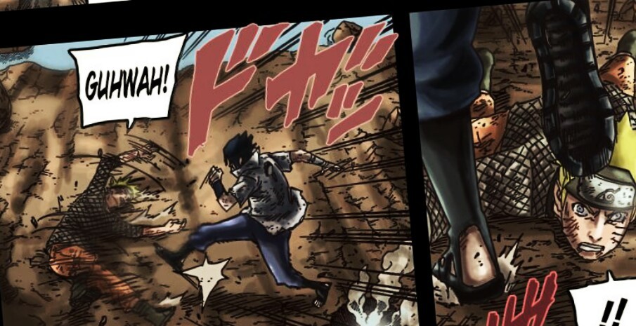 sasusakusilhouettes:  Sasuke’s version of Soccer.