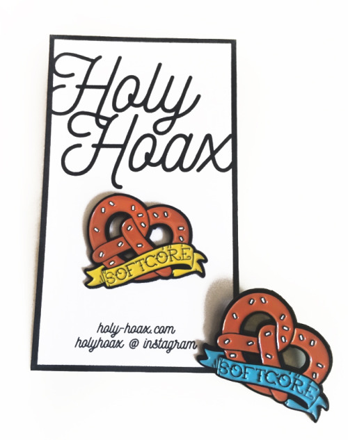 holy-hoax:Check out our new Philly Softcore Pretzel Pin! Comes in yellow or blue. Holy | Hoax.com 