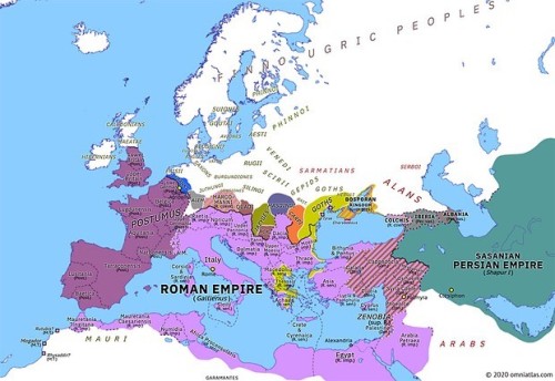 NEW MAP: Europe 267: Gothic–Herulian Invasion of Greece (fall 267) omniatlas.com/maps/europe