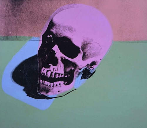 Porn Pics themodernisis:   Andy Warhol, Skulls (Acrylic,