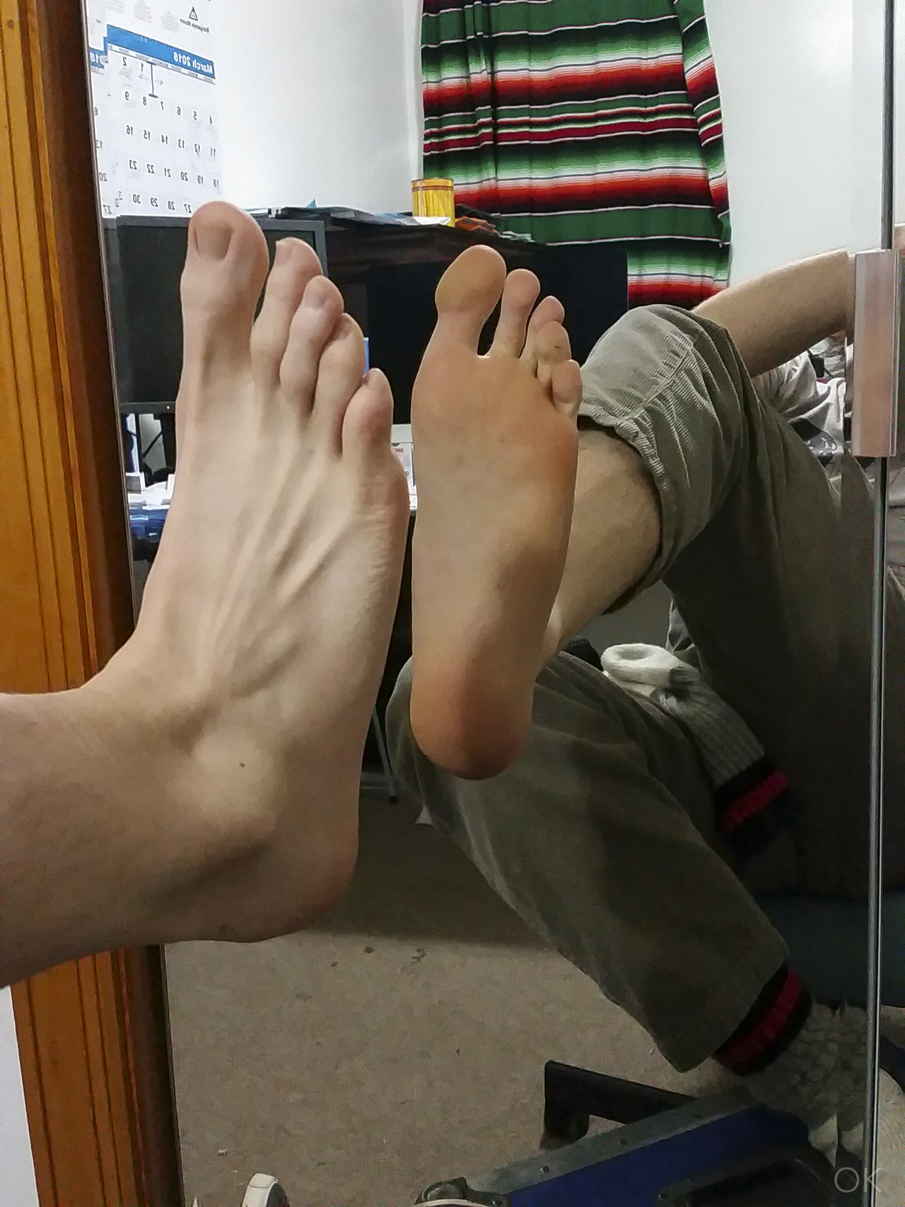 Male feet giant 