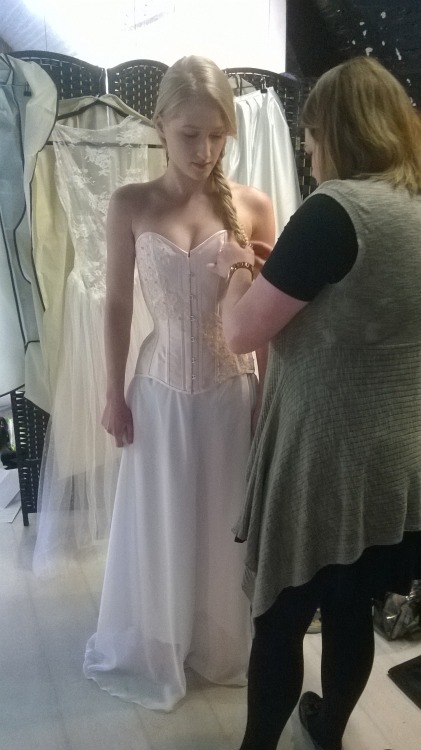 Here’s a behind the scenes shot from the bridal shoot I did recently with Monika, Jade Sayer M