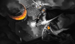 Monochromatic Splash Art: Classic Soraka