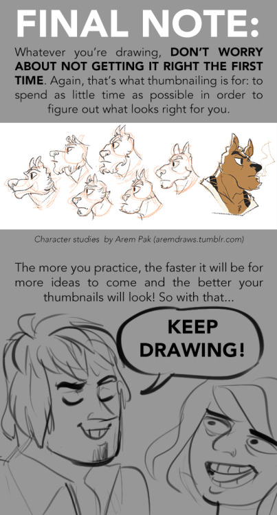 troy-artlog:  How to Make Your Art Look Nice: Thumbnailing It’s here! For those artists who spend loads of time trying to figure out why their art is not coming out the way they want it to be, making thumbnails (or making studies) is the thing for you!