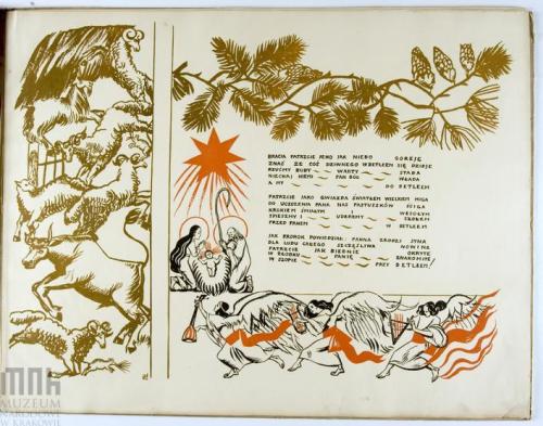 lamus-dworski:Book with Polish carols illustrated by Zofia Stryjeńska (then: Lubańska), 1917. Images