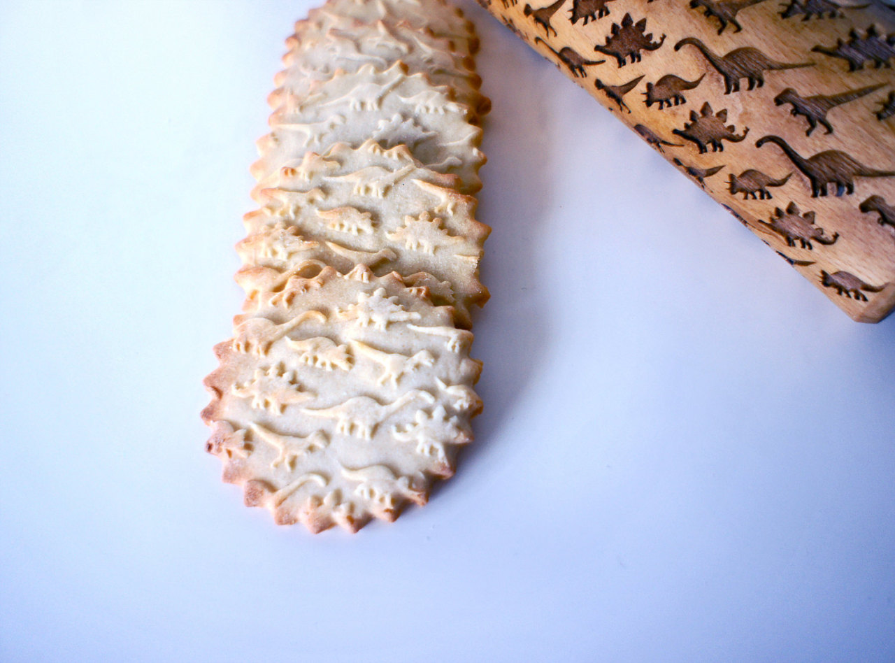 dysanic:  phantomxfamily:  fuckyeahdinoart:  Dinosaur pattern rolling pin  I didn’t