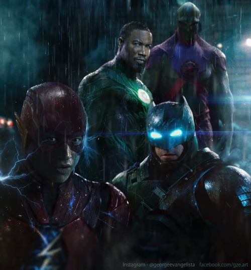 kalelsonofkrypton:  The Justice League by George Evangelista.  