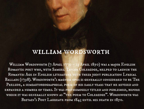 stained-truth: Favourite literature | Romantic poets English Romantic poets and their Wikipedia entr