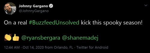 mayanangel: JOHNNY GARGANO WATCHES BUZZFEED UNSOLVED OMG MY WORLDS ARE LEGIT COLLIDING HELP ME
