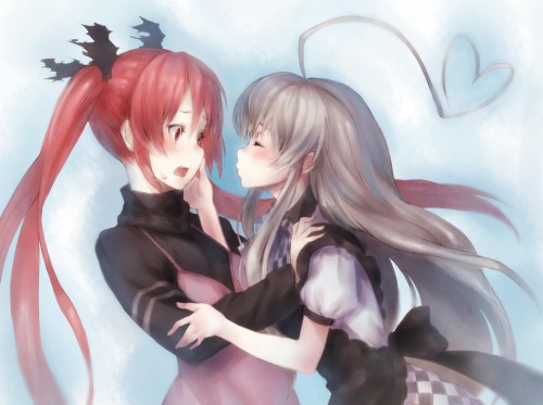njgokb:  「もしもシリーズ　～クー子さんとニャル子さん～」/「kyol-2」の作品 [pixiv] #pixitail