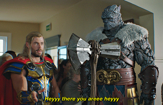 Marvel Gifs — Thor: Love and Thunder (2022) Movie Clip - The One...