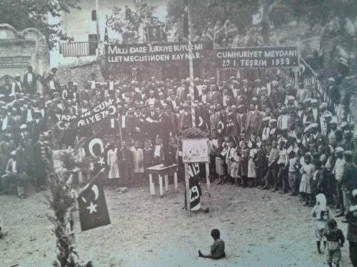 The Province Aydin, Dalaman. The 10th celebration of the Turkish Republic.