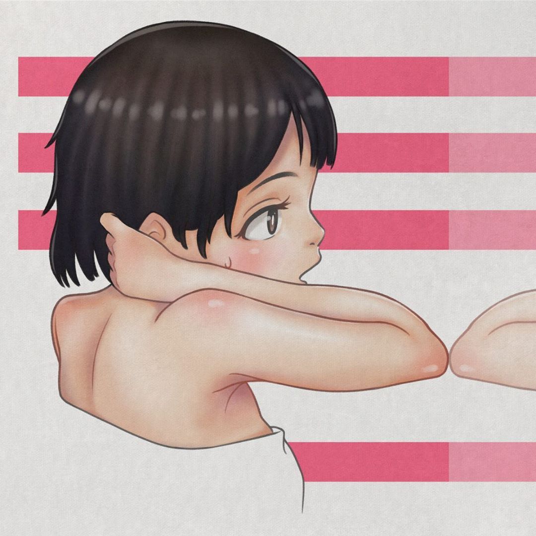 King Illustration Mirror イラスト 少女 Illustration Girl Drawing