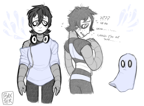 toddnet:  i broke the unspoken rule and made a napstabot don’t look at me there’s not really an au behind this i just really wanted to try and figure out how would napstablook look like if alphys made them a body like she did to mettaton. poor blooky