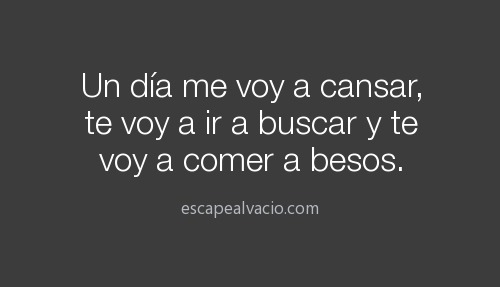 Escape al vací­o