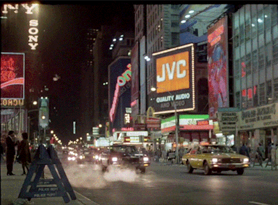 yodaprod:80s Times Square&rsquo;s night atmosphereSource : The Kino library