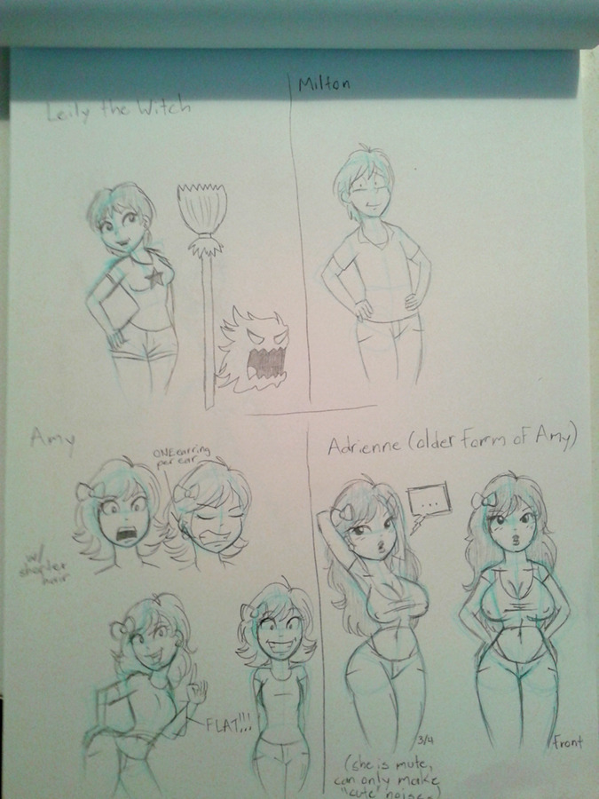 mdfive-art:  Here is a collection of various sketches I’m working on for various