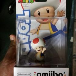 I forgot I even ordered this. Nice surprise to come home to.  #toad #amiibo #supermariobros #amiibohunter