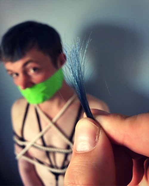 gaggedguysaddicted: gaggedchav: The summary of my weekend… 9-11th June 2018 awww, he dyed his