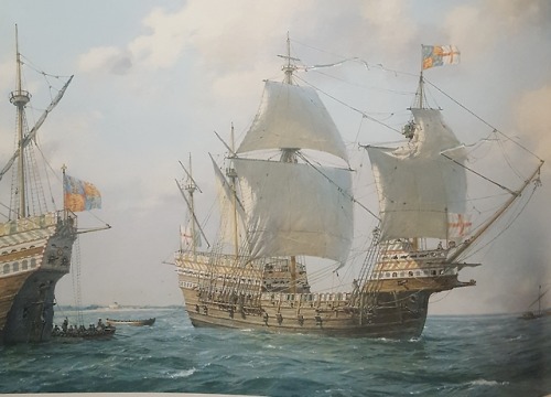 ltwilliammowett:‘Your Noblest Shippe’ - Henry VIII ’s flagship, the Mary Rose by G