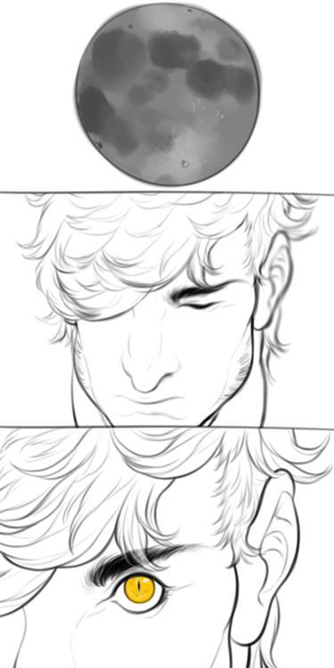 animaglacialis: itsa-me-amelie:  verceri:  verceri:  sniperj0e:  sniperj0e:  ok but what if like. werewolves transform under the full moon but theres just this one and by day hes a big tough guy and then when he transforms hes a tiny dog. just fucking.