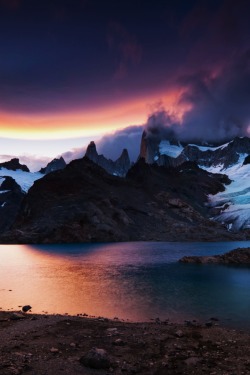Glxciers:  The Smoking Mountain Edited My Me  Originally By Rémi Boucher 