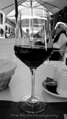 Red wine …….dark wine…and