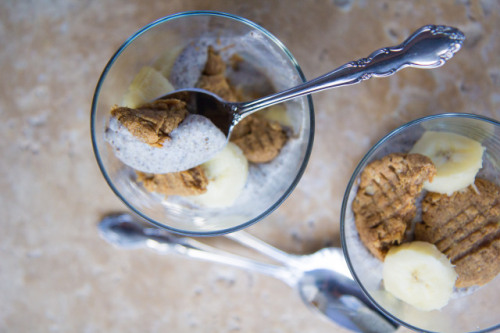 Peanut Butter Cookie Chia Seed Banana Pudding