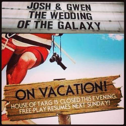 We will be closed to the public tonight as we are hosting a wedding reception - TOUGHEN UP! #freepla
