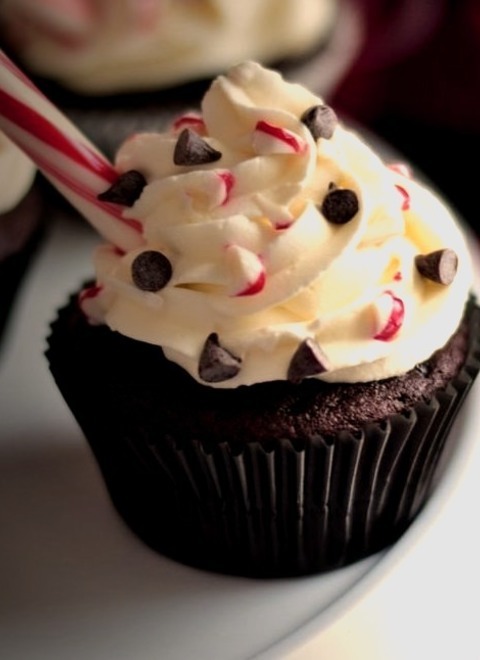 Cakes - Peppermint Mocha CupcakesThese Intense Chocolate Cupcakes With A Hint Of Peppermint And Coffee
